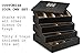 Glenor Co Jewelry Organizer Tray - Set of 2 - Stackable Empty Jewelry Storage Trays w/o Dividers - Display on Dresser or Drawer - Compatible with Other Glenor Trays - Black
