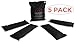Activated Bamboo Charcoal Air Purifier, Deodorizer (5 Bags: 200gram x 1 plus 50gram x 4), Removes Odor from Smoke, Shoes, Pet Litter Boxes (Cats, Dogs), Cars, ATVs, Closets, Reusable, Recyclable