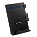 Juvale Document Holder for Typing with Adjustable Clip & Line Guide Holds Letter, Legal & A4 Size Paper, Portable Steel Reading Stand