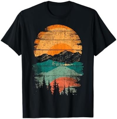 Amazon.com: Vintage sunset Graphic tee shirt T-Shirt : Clothing