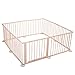 Tobbi New Wooden Baby 8 Panel Playpen Safety Activity Centre Safety Play Yard Home Indoor Outdoor New Pen