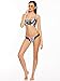 Topwigy Women's Sexy Floral Print Bikini Monokini Push Up Padded Swimsuit Swimwear Set