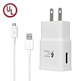 Sharko Adaptive Fast Charger Kit for Samsung Galaxy S7/S7 Edge/S6/Note5/4/S3 (White)