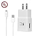 Sharko Adaptive Fast Charger Kit for Samsung Galaxy S7/S7 Edge/S6/Note5/4/S3 (White)