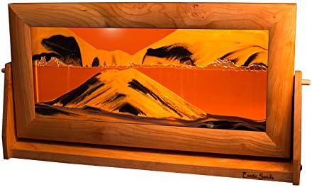 Exotic Sands Moving Sand Pictures - XXL Cherry Frame (Sunset Orange)
