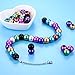 HooAMI 200pcs Mixed Color Acrylic Ball Beads 12mm for Jewelry Making