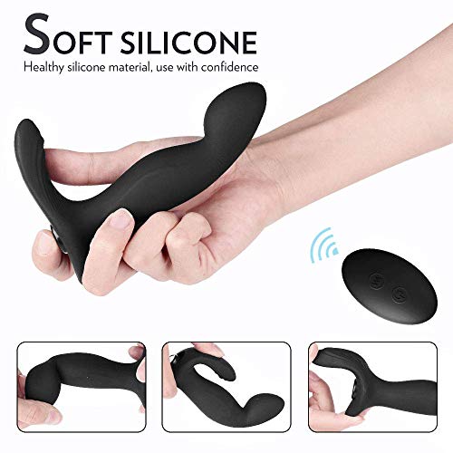 Massaggiatore-Elettrico-Wireless-Portatile-9-Modalita-di-Massaggio-Ricaricabile-USB-e-Impermeabile-al-100-Wireless-e-PortatileVibratore-Butt-PluG-anale-Vibrante-Prtte-Mggtre