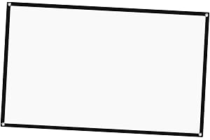 VALICLUD Wrinkle-Resistant Projection Curtain for Outdoor Indoor Home Theater Business Education