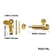 SUMJULY Jamaican Metal Mini Pipe Portable Brass Pipe