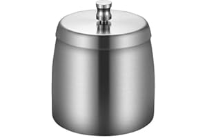 Large Stainless Steel Ashtray Smokeless, Odorless Thickened Windproof Ashtray with Lid, Portable Ashtray for Home Office Tabl