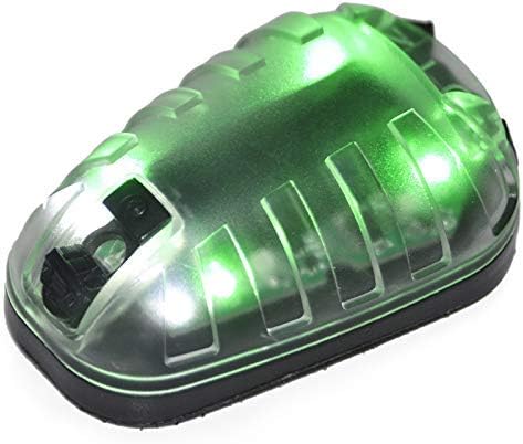 HEL-Star 6 Tactical Helmet Signal Light Element Light Infrared Military Airborne Survival Light Outdoor Camping Flash and Magic Tape Support Fast Helmet Rescue Light