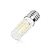 SHINE HAI E17 LED Bulb Microwave Oven Light, 500 Lumens, Daylight White 5000K, 5W (50W Halogen Equivalent), 50x2835 SMD AC110-130V, Pack of 2