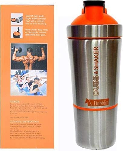 Dubblin Stainless Steel Shaker, 750ml, Set of 1, Orange
