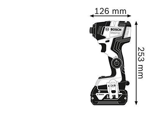 Bosch Professional 18V System Akkuschrauber-Set GDR 18V-200 & GSR 18V-55 (inkl. 2 x GBA 18V 4.0Ah Akku + Ladegerät GAL… – Bild 6