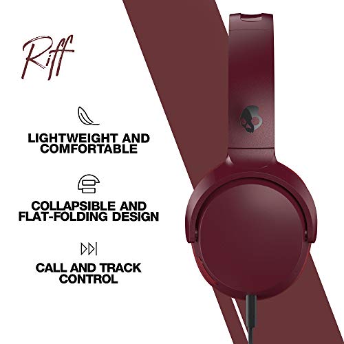 Skullcandy Riff Wired OnEar Headphones Deep Red Pricepulse