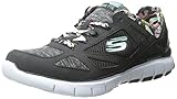 Skechers Sport Women's Tropical Vibes Fashion Sneaker, Black Tropical, 8.5 M US