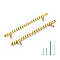HOME EDIT Brushed Brass Cabinet Handles 7-1/2 Inch