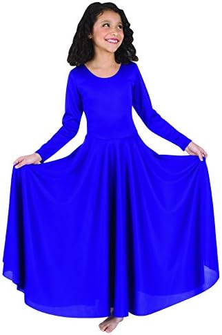588 / 588XX Womens Praise Loose Fit Long Sleeve Dance Dress