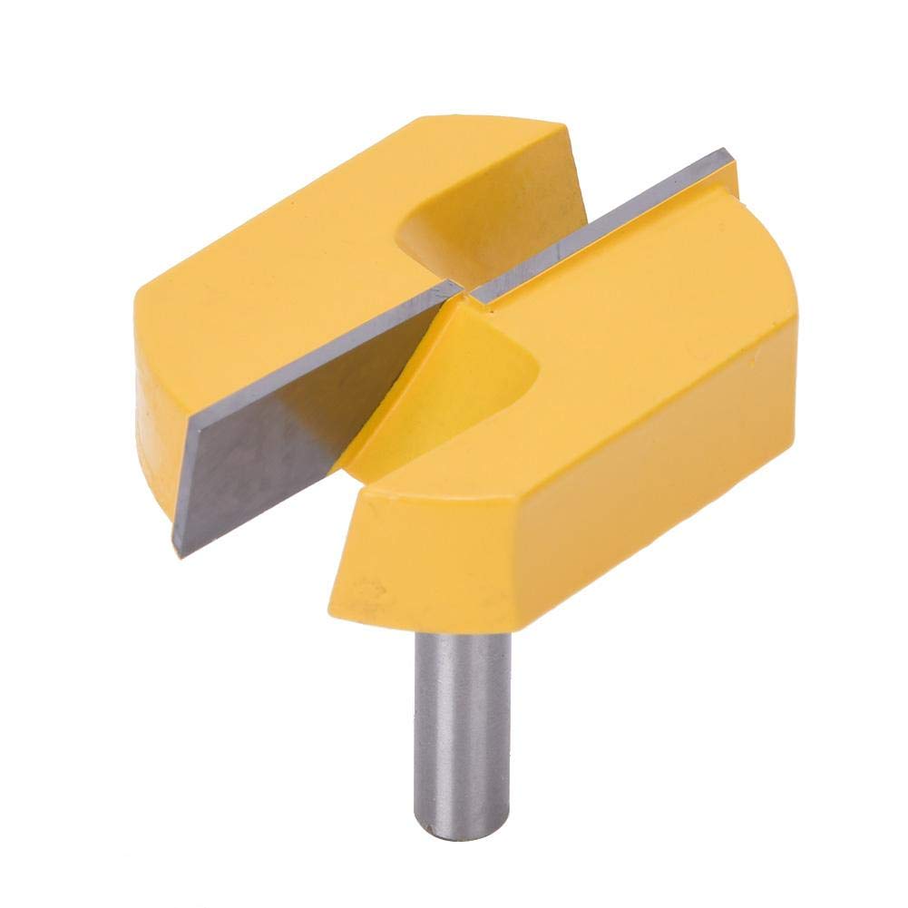 8mm Shank Router Bit, 8x57mm Bottom Cleaning Router Bit Bottom Planing Woodworking Milling Cutter