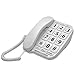KerLiTar Elderly Phones Landline Telephone with Large Numbers Senior Phone for Vision Impaired Aid Home House Phones for Seniors Amplified Phone for Hard of Hearing Big Button Corded Phone