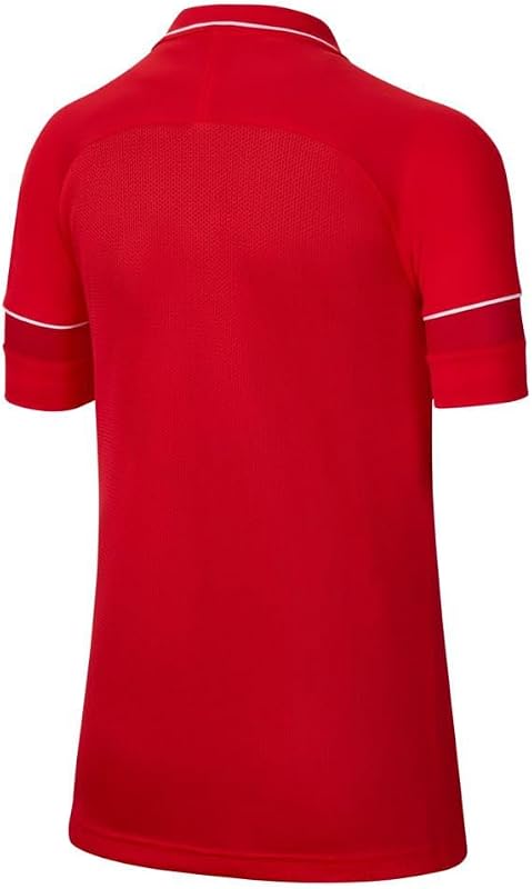 Mixte enfant Academy 21 Chemise Polo, Rouge/Blanc/Rouge, XS EU