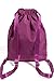 Waterproof Drawstring Sport Bag, Large lightweight Gym Sackpack backpack for Men and Women (Purple)