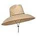 Solid Wing Men's Crushed Safari Straw Hat - Light Natural OSFM