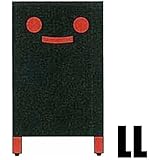 アルタ 立て看板 ミスターブラッキーLL BB005004 マーカー用 顔付き両面黒板 レッド