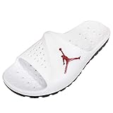 Nike Jordan Men's Jordan Super.Fly Team Slide White/Gym Red/Black Sandal 12 Men US