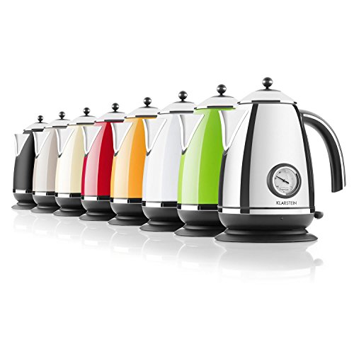 Klarstein - Aquavita Chalet, Wasserkocher, Teekocher, Retro Wasserkessel Design, 1,7 Liter, 2200 Watt, kabellos, Vintage… – Bild 8