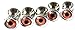 Brule 3-D Dumbbell Eyes (RedHot, M)