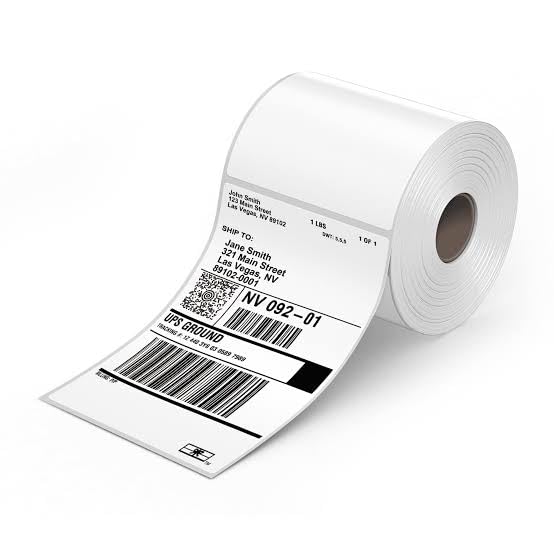 PRNT 4 x 6 Thermal Shipping Labels, 100 x 150mm Address Labels, Compatible with All Thermal Label Printers.