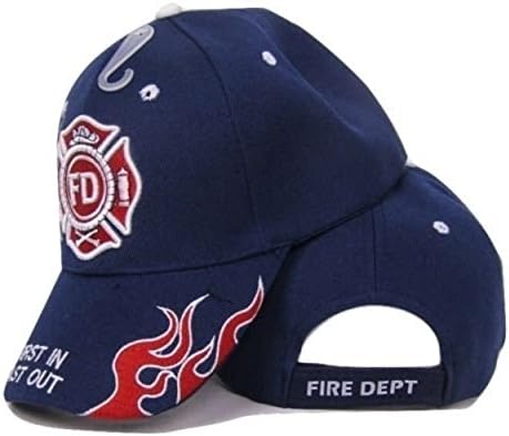 Infinity Superstore Fire Dept Department Filo First in Last Out Shadow Navy Blue Hat