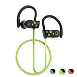 Wireless Headphones, Letsfit Sports Bluetooth Headphones Earphones Earbud with Mic Wireless Headset, Waterproof Sweatproof HD Stereo Earbuds for Running Gym Noise Cancelling 8 Hours Work Time