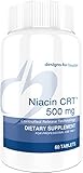 Designs for Health - Niacin CRT - 500mg, Slow Release + No Flush, 60 Tablets