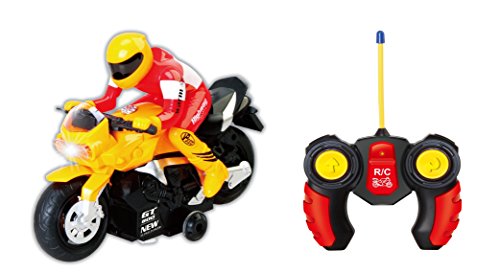 Cottontail RC Radio Control Motorcycle Car Toy Yellow Light and Sound Remote Control