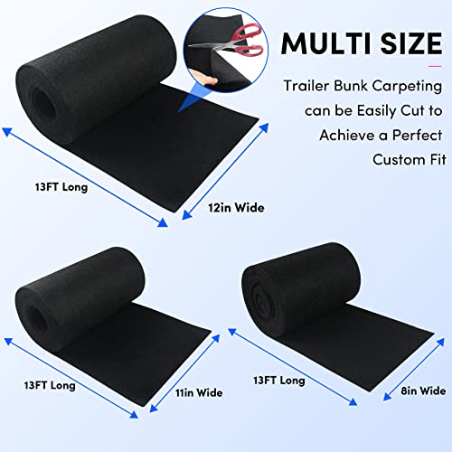 VEITHI Boat Trailer Bunk Carpet Black Bunk Carpet For Boat Trailers