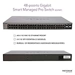 NETGEAR-48-Port-Gigabit-Ethernet-Smart-Managed-Pro-Switch-GS748T-with-4-x-1G-SFP-DesktopRackmount-and-ProSAFE-Lifetime-Protection