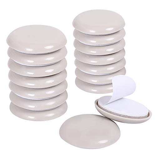 Ezprotekt 16 Pack SelfStick Furniture Chair Leg Sliders for Carpet, 2