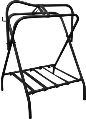 Showman Western Or English Black Folding Saddle Rack