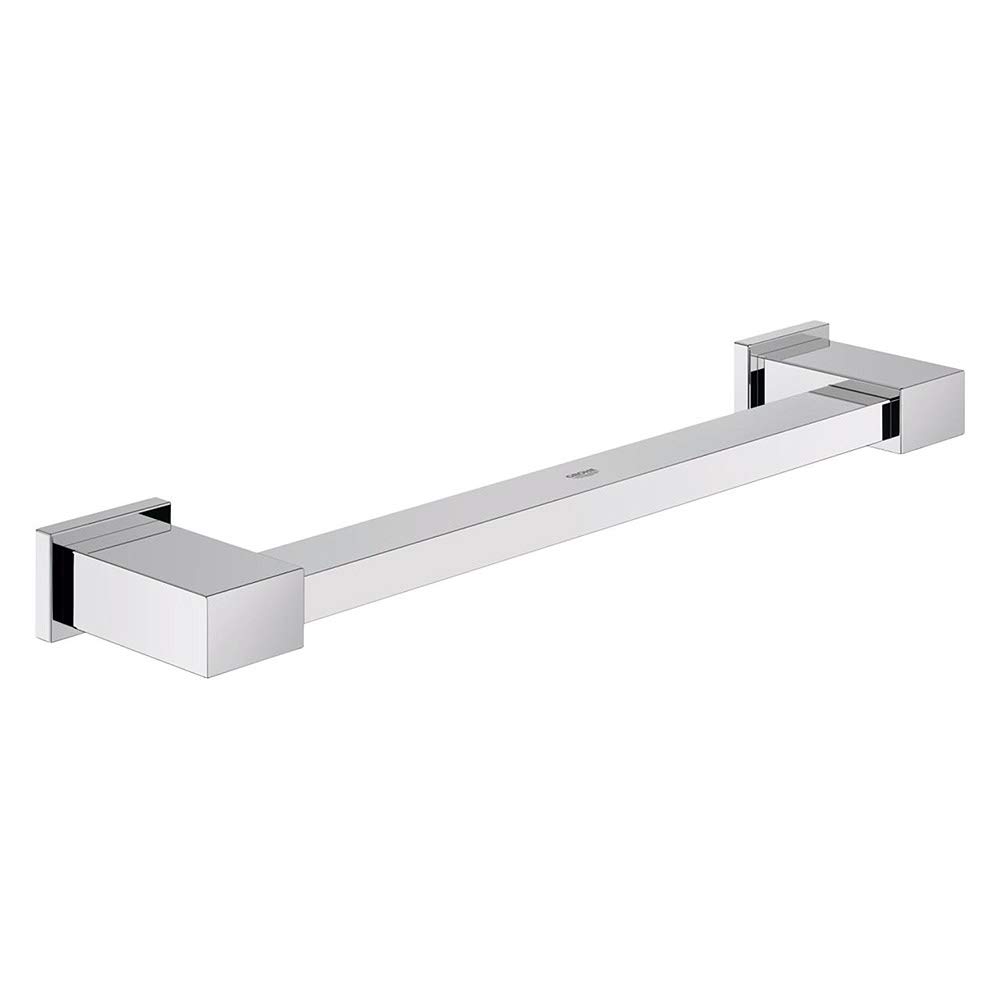 GROHE 40514001 Essentials Cube Grip Bar, 340 mm, StarLight Chrome Finish