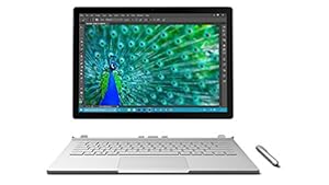 Image of Microsoft Surface Book Tablet PC - 13.5" - PixelSense - Wireless LAN - Intel Core i5 i5-6300U Dual-core (2 Core) 2.40 GHz - Silver TP4-00001