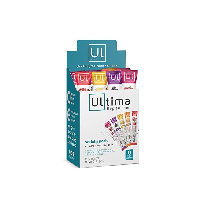 Ultima Replenisher Electrolyte Powder, Variety Pack, 15 Count