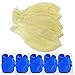 BCARICH 36 inch Blue Confetti Balloons, Jumbo Round Balloons for Party Decorations or Festival - 5pcs