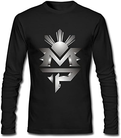JXK Men's Manny Pacquiao Icon Logo Long Sleeve T-shirt L ColorName