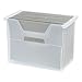 IRIS USA OTFB-L Desktop File Box, Large, Clear, 4 Count