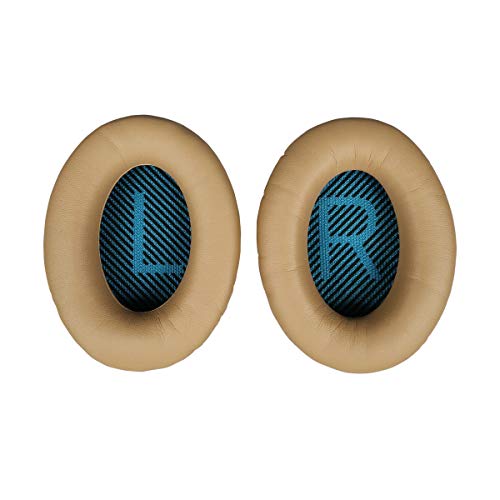 Replacement Ear Pads Earpads for Bose QuietComfort QC 2 15 25 35 Ear Cushion for QC2 QC15 QC25 QC35 SoundLink SoundTrue Around-Ear II AE2 (Brown)