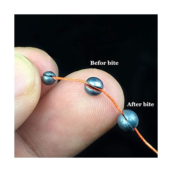 Z&S Blei-Gewichtssenker, 100 Stück/Box, rund, geteilt, Angelblei, abnehmbar, 0,3 g, 0,5 g, 1,0 g, 1,5 g, 2,0 g – Bild 8