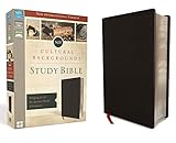 NIV, Cultural Backgrounds Study Bible, Bonded Leather, Black, Red Letter Edition: Bringing to Life t by