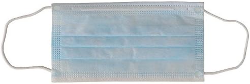 Total MRO Disposable Medical Earloop Face Mask, BLUE, (Pack of 50), Dental, Laboratory, Food Service and Dust Household Cleaning